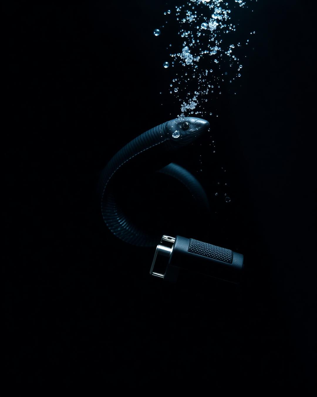 Black eel with the Depth Cuff